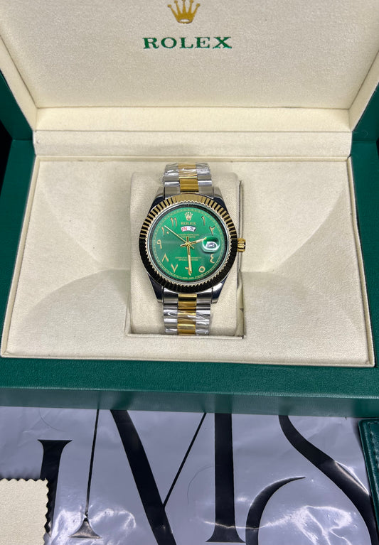 Rolex Green Arabic Dial