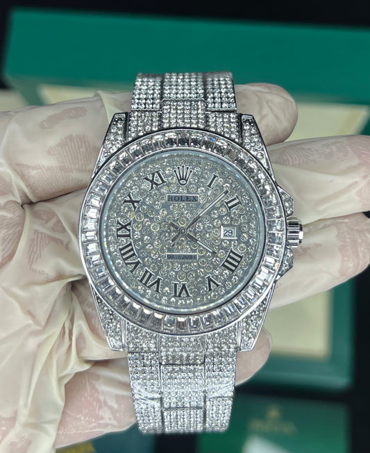 Rolex Silver Diamond